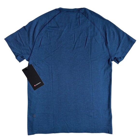 NWT Lululemon Metal Vent Tech Short-Sleeve Shirt (Chalk Blue/Blue Twill) - Small - Picture 6 of 9